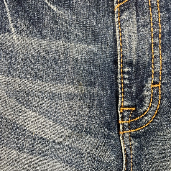 Rock Revival Faded Albus Straight Size 38 Jeans with Embroidered Pockets - Picture 6 of 15
